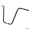 400 Ape Hanger Handlebar Dimpled 3-Hole Black 1" Powder Coated For Harley-Davidson