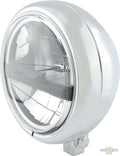 Pecos Type 5 5 3/4" Headlight Chrome LED For Harley-Davidson