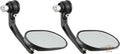 Lino Bar End Mirror Black For Harley-Davidson
