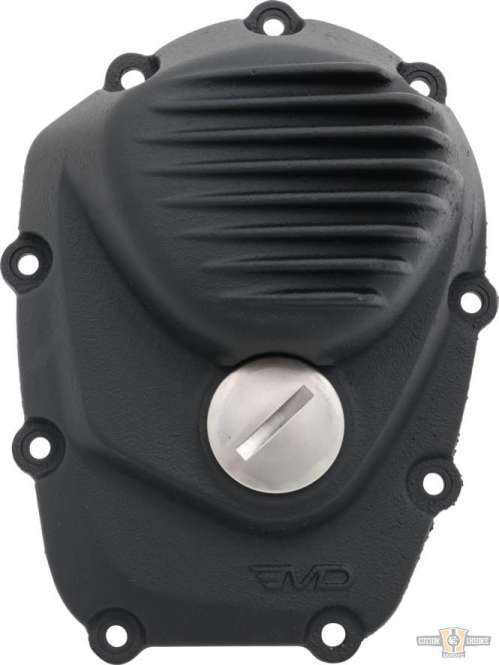 Ribbed Cam Cover Black For Harley-Davidson