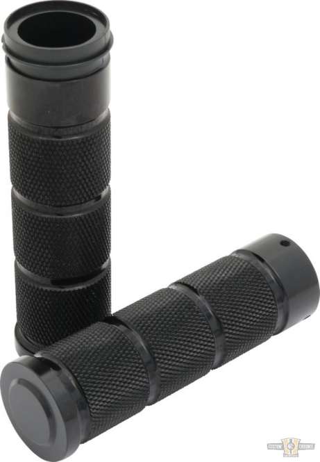 Stroker Grips Black 1" Throttle By Wire For Harley-Davidson