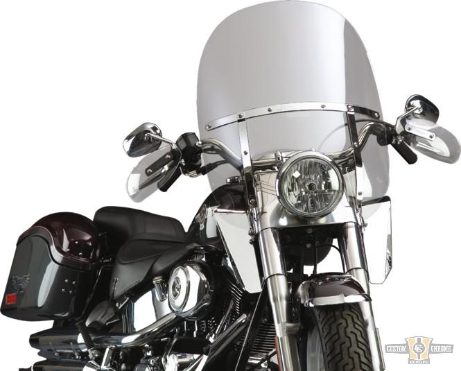 Switchblade 2-Up Quick Release Windshield Clear For Harley-Davidson