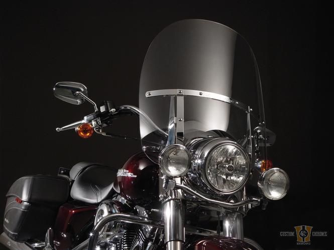 Switchblade 2-Up Quick Release Windshield Clear For Harley-Davidson