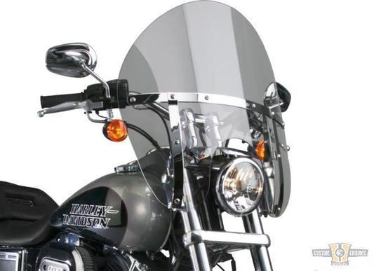 Switchblade Chopped Quick Release Windshield Light Smoke For Harley-Davidson