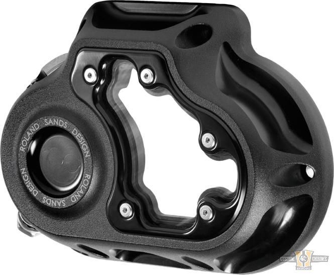Clarity Transmission Side Cover with Hydraulic Clutch Black Ops For Harley-Davidson