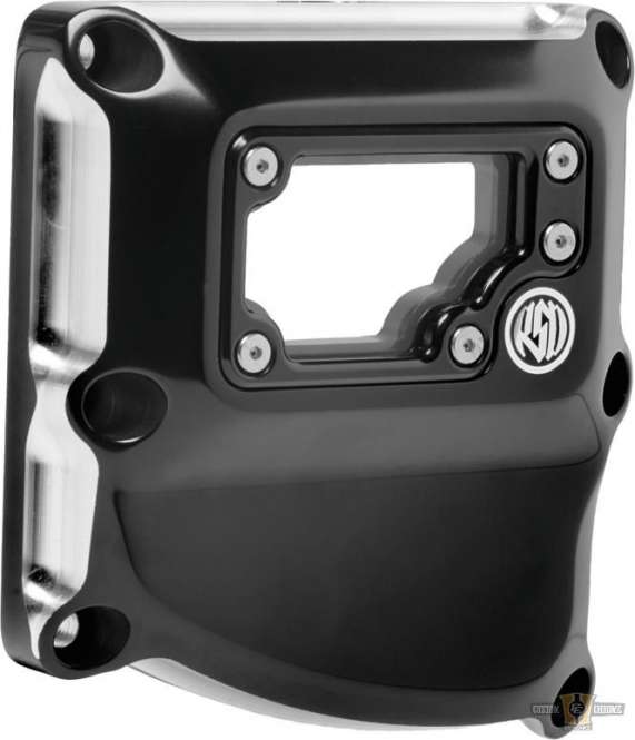 Clarity Transmission Top Cover Contrast Cut For Harley-Davidson