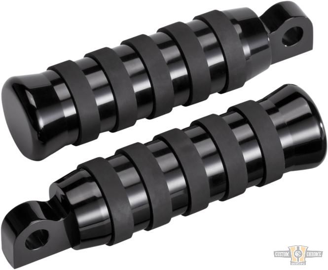 O-Ring Sportster 48 and 72 Foot Pegs Black, Anodized For Harley-Davidson