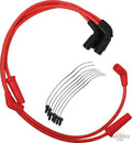 8 mm Custom Spark Plug Wires Red For Harley-Davidson