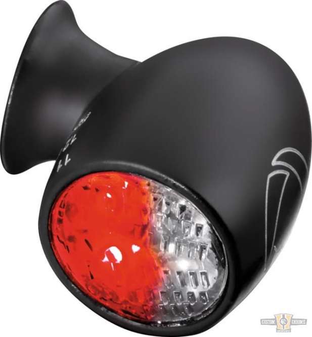 Atto DF LED Turn Signal/Taillight/Brake Light Black Clear LED For Harley-Davidson