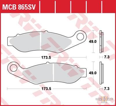 Sinter Street Replacement Brake Pads For Harley-Davidson