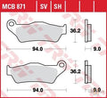 Organic Replacement Brake Pads For Harley-Davidson