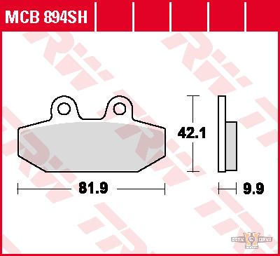 Sinter Street Replacement Brake Pads For Harley-Davidson