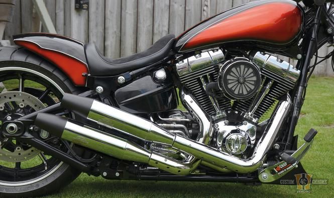 Hot Rod Headers Chrome For Harley-Davidson