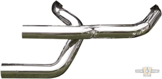 Shotgun OEM Headers Chrome For Harley-Davidson