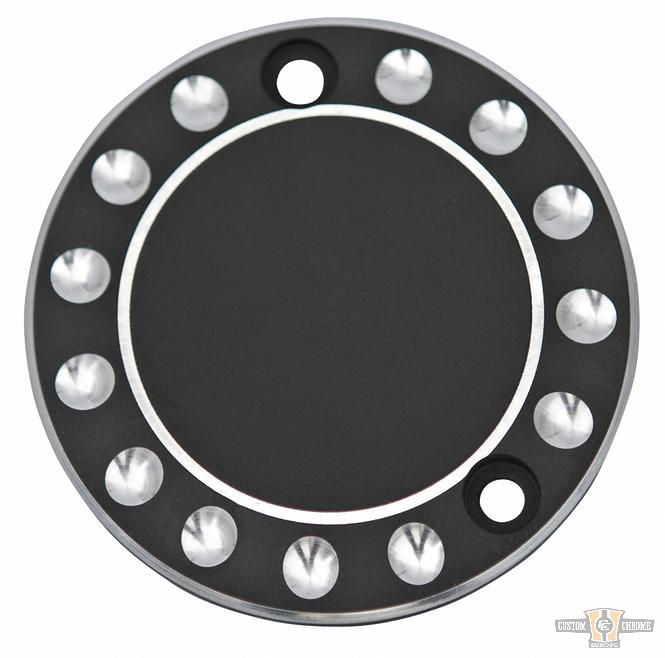 Drilled Point Cover Bi-Color Anodized For Harley-Davidson