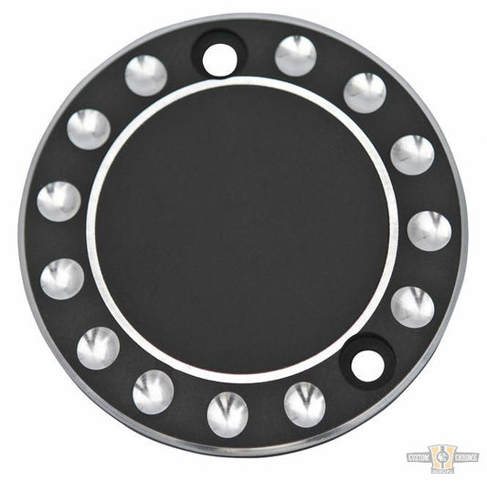 Drilled Point Cover Bi-Color Anodized For Harley-Davidson