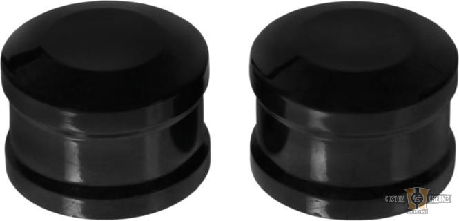 Rear Axle Cover Set Black For Harley-Davidson