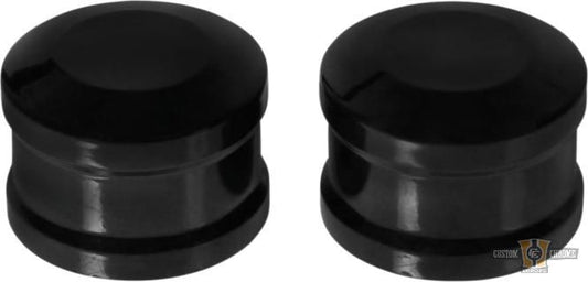 Rear Axle Cover Set Black For Harley-Davidson