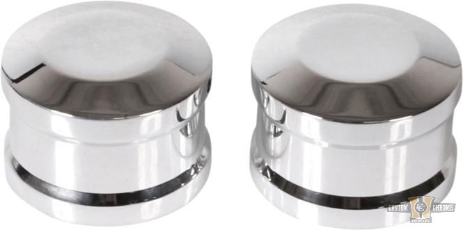 Rear Axle Cover Set Aluminium Polished For Harley-Davidson