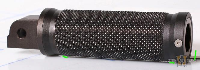 Base Footpeg Black, Satin For Harley-Davidson