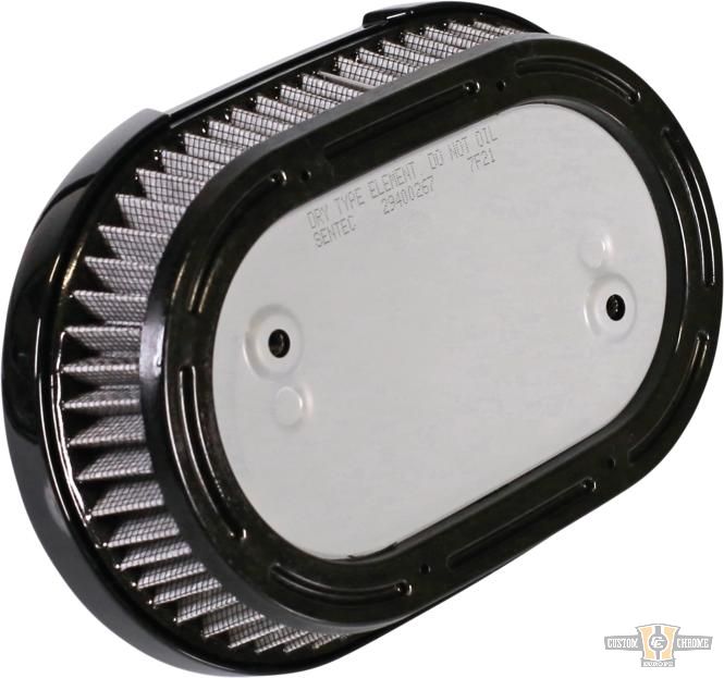 Oval Airbox Air Cleaner Kit Chrome For Harley-Davidson