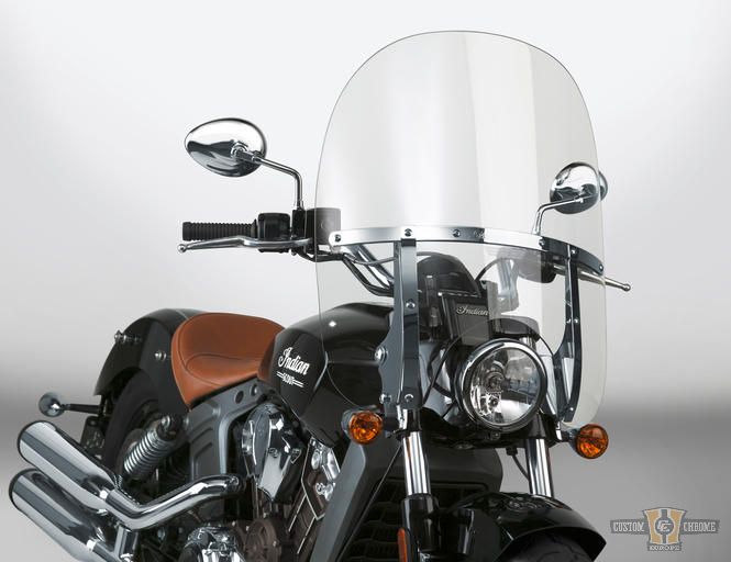 Switchblade 2-Up Quick Release Windshield Clear For Harley-Davidson