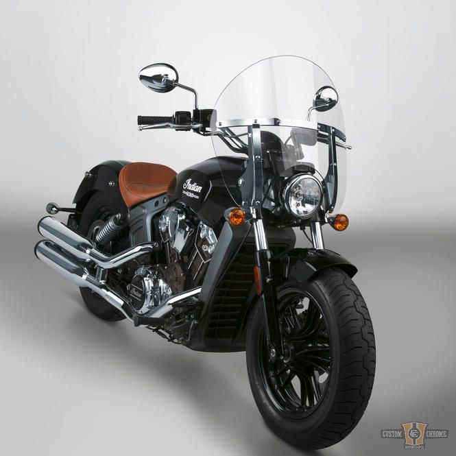 Switchblade Chopped Quick Release Windshield Clear For Harley-Davidson