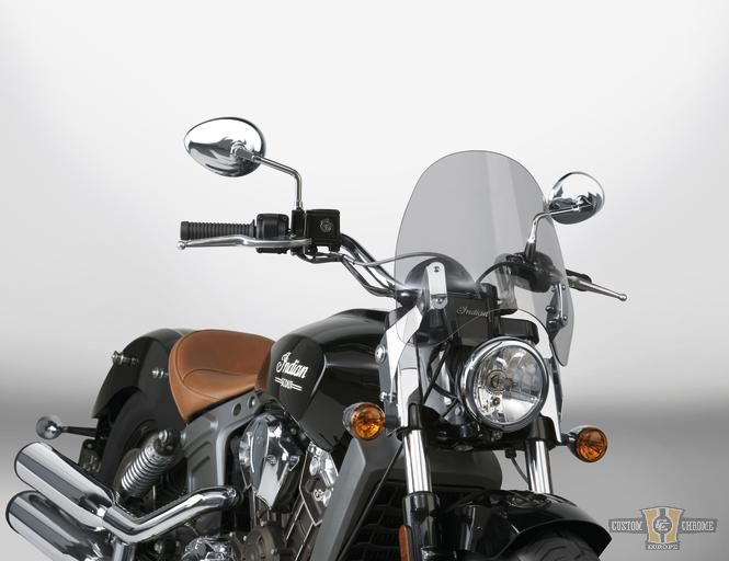 Swtichblade Deflector Quick Release Windshield Light Smoke For Harley-Davidson