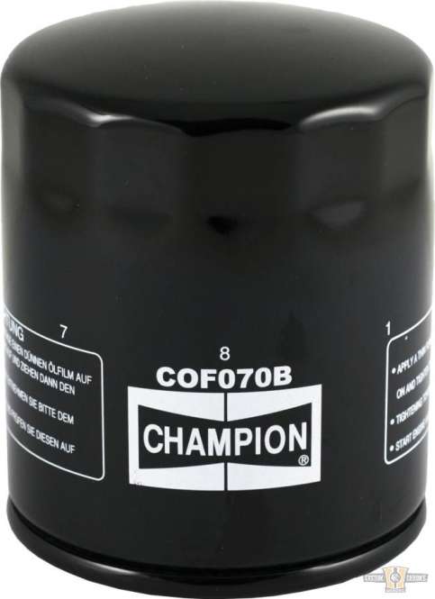 Oil Filter Black For Harley-Davidson