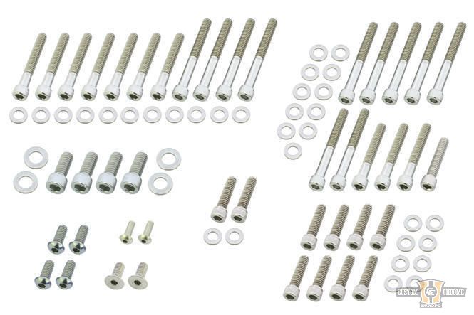 Drivetrain Screw Kits Raw For Harley-Davidson