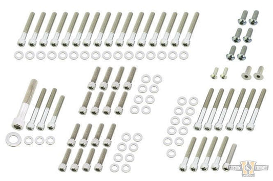 Drivetrain Screw Kits Raw For Harley-Davidson