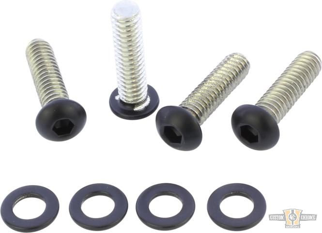 Fitting Screw Kits Flat Black Powder Coated For Harley-Davidson