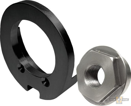 Side Mount License 3/4" Axle Adapter Set For Harley-Davidson