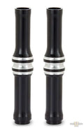 10-Gauge Pushrod Covers Black Anodized For Harley-Davidson