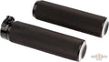 Dual Ring Fusion Grips Black 1" Anodized Cable operated For Harley-Davidson