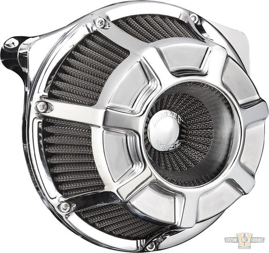 Bevelled Inverted Series Air Cleaner Chrome For Harley-Davidson