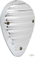 Finned Horn Cover Chrome For Harley-Davidson