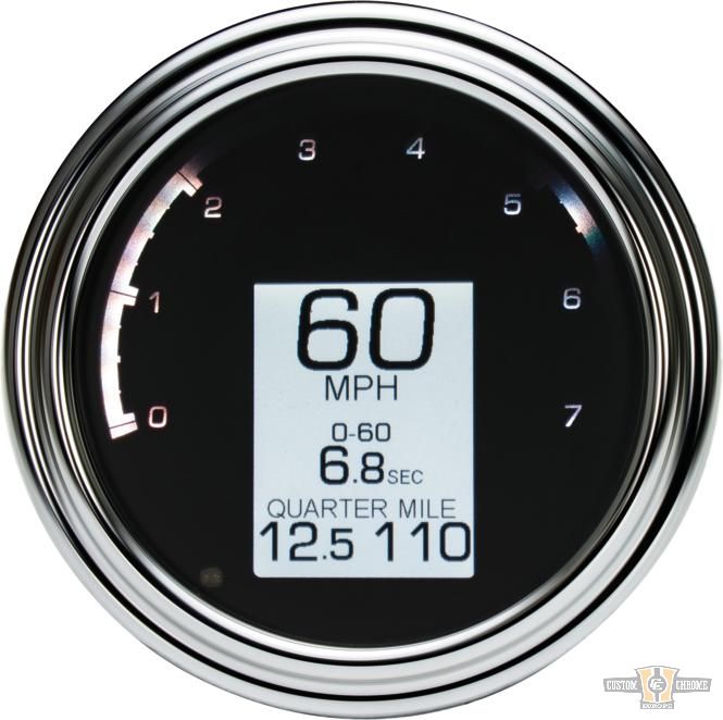 4 1/2" MLX-2000 Series Speedometer/Tachometer Aluminium 114.3 mm For Harley-Davidson