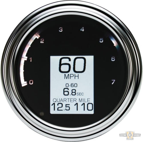 4 1/2" MLX-2000 Series Speedometer/Tachometer Aluminium 114.3 mm For Harley-Davidson