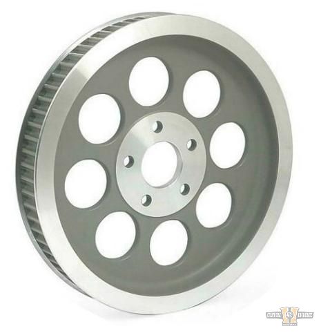 OEM Style Rear Belt Pulley Silver 1 1/2" 65.0 teeth For Harley-Davidson