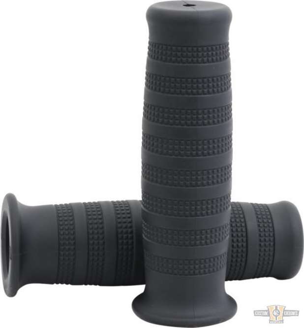 Runner Grips Black 1" Cable operated Throttle By Wire For Harley-Davidson