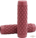 Knucks Grips Dark Red 1" Cable operated Throttle By Wire For Harley-Davidson