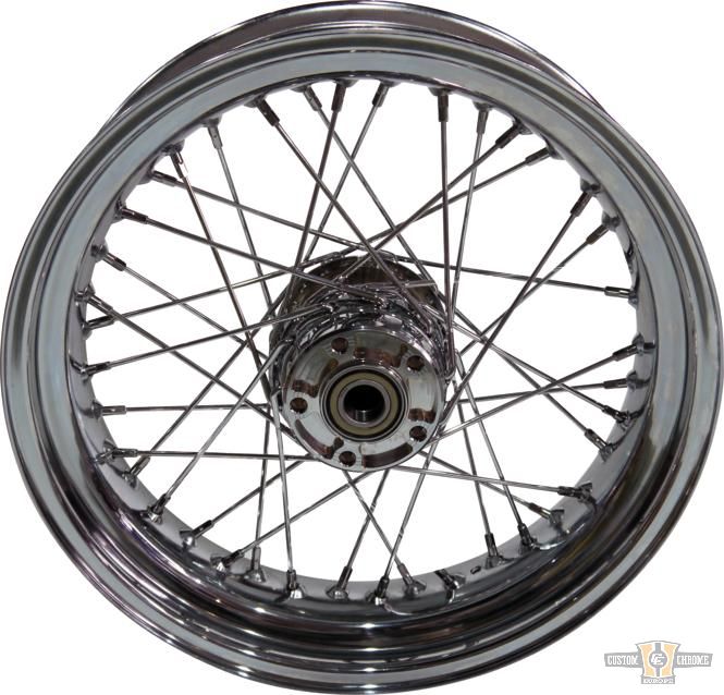 OEM Style Spoke Wheels Chrome 16" 3,00" Rear For Harley-Davidson