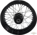 OEM Style Spoke Wheels Black 16" 3,00" Rear For Harley-Davidson