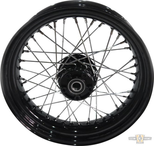 OEM Style Spoke Wheels Black 16" 3,00" Front For Harley-Davidson