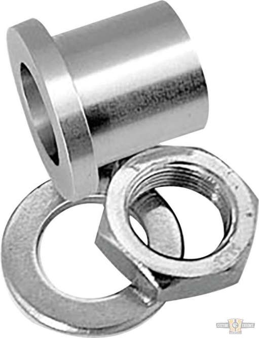 Old Style Riser Nut Adapter set for internal cable routing For Harley-Davidson
