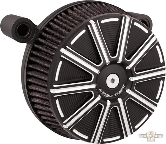 10-Gauge Big Sucker Stage 1 Air Cleaner Cover Black Anodized For Harley-Davidson