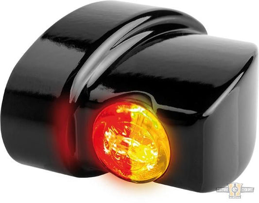 NANO Series Winglets 3in1 LED Turn Signals/Taillight/Brake Light Black Anodized Smoke LED For Harley-Davidson