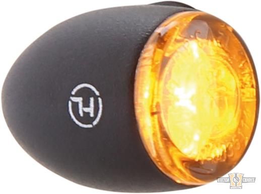 Proton Two LED Turn Signal Black Tinted LED For Harley-Davidson