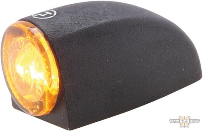 Proton Three LED Turn Signal Black Tinted LED For Harley-Davidson